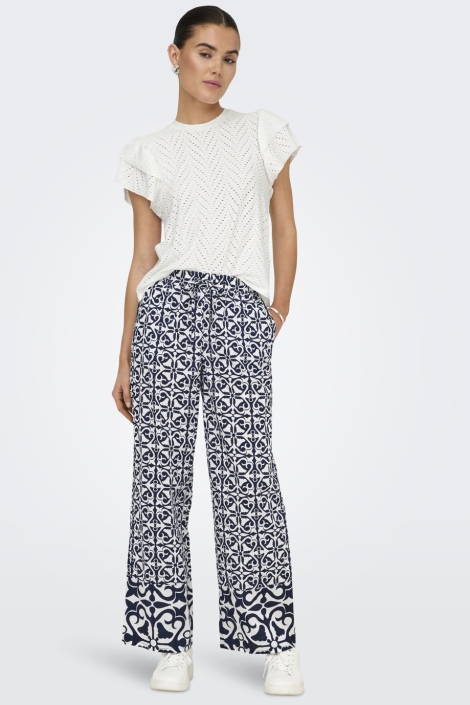 Jacqueline de Yong jdycarla cathinka s/l frill top jrs
